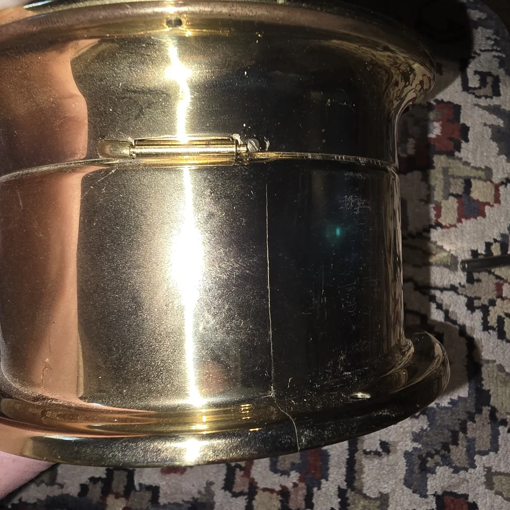 Howard Miller Model #612-447 Brass Ships Bell Clock And Key
